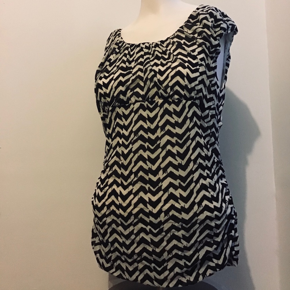 Drippy Zigzag Blouse